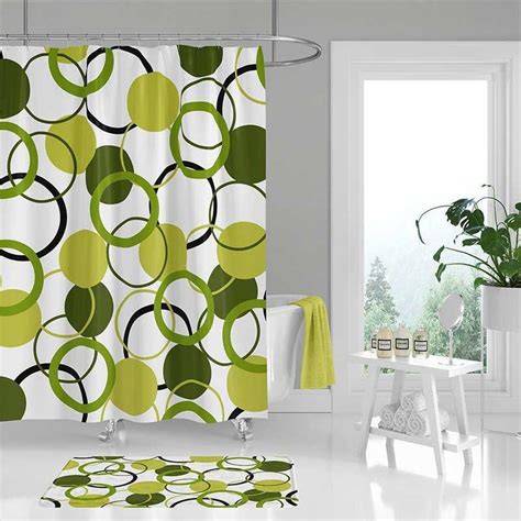 clear green shower curtain|green shower curtains inexpensive.